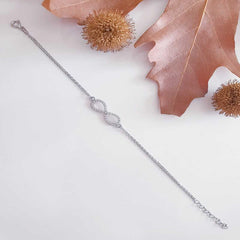 Bracelet femme infini en argent