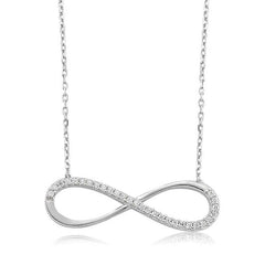 Silver Infinity Women's Necklace
