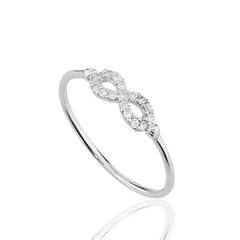 Silver Infinity Women's Ring