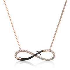 Silver Infinity Zulfiqar Sword Necklace