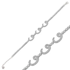 Silver Waterway Silver Vav Bracelet