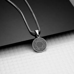 Silver Solomon Seal Necklace