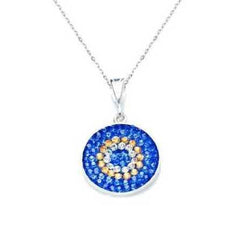 Silver Evil Eye Necklace for Women