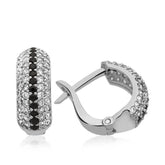 Silver Full Circle Earring