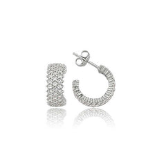 Silver Full Circle Earring