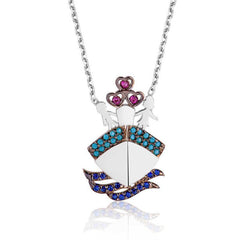 Silver Titanic Ladies Necklace