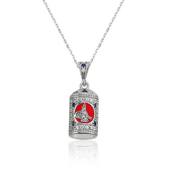 Silver Tugra Cevsen Women's Necklace