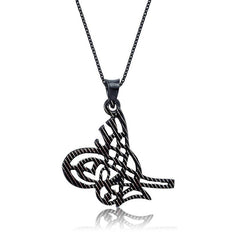 Collier Tughra en argent pour femme