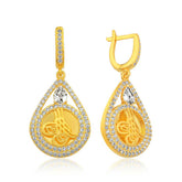 Silver Tughra Women's Earrings