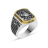 Silver Tughra Men's Ring