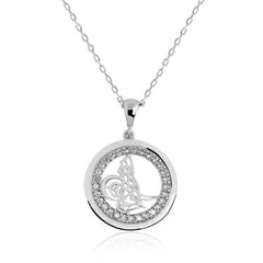 Silver Tughra Women's Necklace