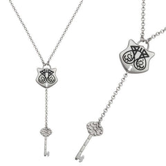 Silver Ya Fettah Written Women's Necklace