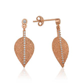 Silver Leaf Earrings