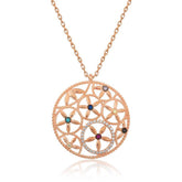 Silver Flower of Life Necklace