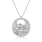 Silver Flower of Life Necklace