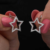 Silver Star Women's Earrings