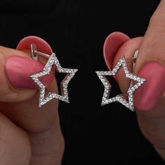 Silver Star Women's Earrings