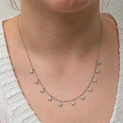 Silver Star Lucky Women's Necklace
