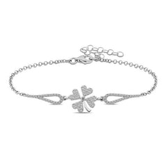Bracelet Trèfle en Argent