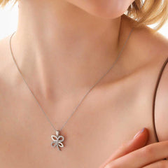 Silver Dragonfly Women's Necklace