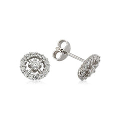 Boucles d'oreilles rondes en argent