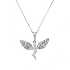 Silver Angel Women's Necklace
