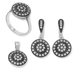 Silver Diamond Model Women Set