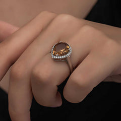 Silver Zultanite Drop Women's Ring