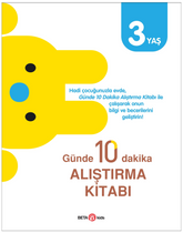 NessiWorld Günde 10 Dakika Alıştırma Kitabı 3 Yaş