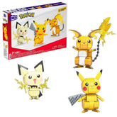 GYH06 MEGA™ Pokémon™ Pikachu Transformation Trio 621 pieces Ages 7+