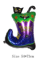 Nessiworld Halloween Black Cat in Boots Foil Balloon