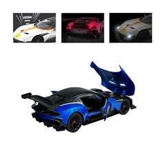 Voiture de course en métal Nessiworld HCL-914 à rétrofriction 1:22 avec son et lumière