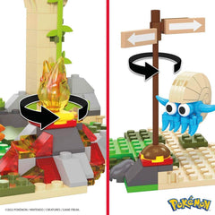 HDL86 MEGA™ Pokémon™ Jungle Ruins - Adventure Builder Ancient City Set 464 pieces +7 years old
