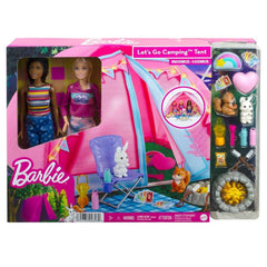 Coffret de jeu Barbie Malibu et Brooklyn Camp HGC18