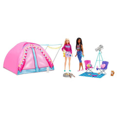 Coffret de jeu Barbie Malibu et Brooklyn Camp HGC18