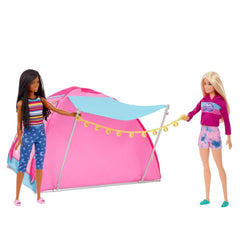 Coffret de jeu Barbie Malibu et Brooklyn Camp HGC18
