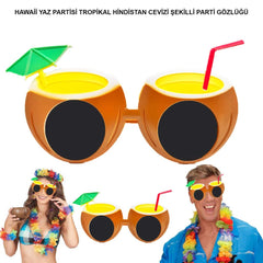 Verres de fête Hello Summer Nesiworld Coconut Tropical Hawaii