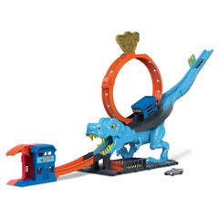 Coffret de jeu de combat de dinosaures Hot Wheels HKX42