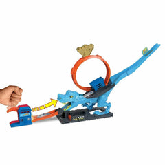 Coffret de jeu de combat de dinosaures Hot Wheels HKX42