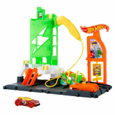 Station de recharge pour véhicules électriques Hot Wheels de NessiWorld, coffret de jeu HTN79