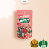 Nessiworld Humm Organic Strawberry Gluten Free Vegan Mini Cubes 30 Gr