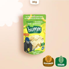 Nessiworld Humm Organic Banana Gluten Free Vegan Mini Cubes 30 Gr