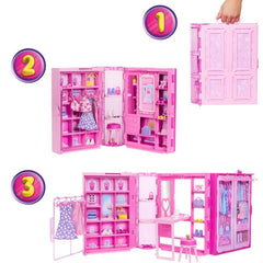 Nessiworld HXD58 Barbie and Dream Wardrobe
