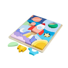 Puzzle spatial en bois Fisher-Price Nessiworld HXY42