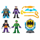 Coffret de figurines Bat-Tech Bat-Signal Nessiworld Imaginext DC Super Friends