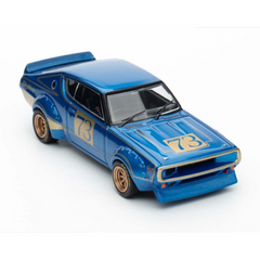Nessiworld Inno 1/64 Nissan Skyline 2000 GT-R KPGC110 Racing Concept Bleu