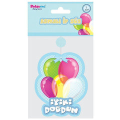 Nessiworld Happy Birthday Written Hanging Rope Ornament Blue Color Set of 3 12x45 cm