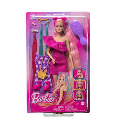 Nessiworld JDC85 Barbie Poupées aux cheveux longs et magnifiques Poupée aux cheveux roses