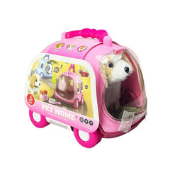 Nessiworld JND-6802 Carry Cart Bag Movable Battery Operated Dog Set - Vardem Toys