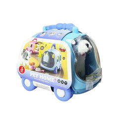 Nessiworld JND-6802 Carry Cart Bag Movable Battery Operated Dog Set - Vardem Toys